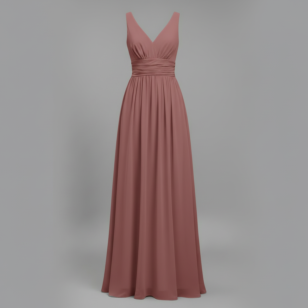 Elegant V-Neck Maxi Dress | Women's Summer Formal Dress