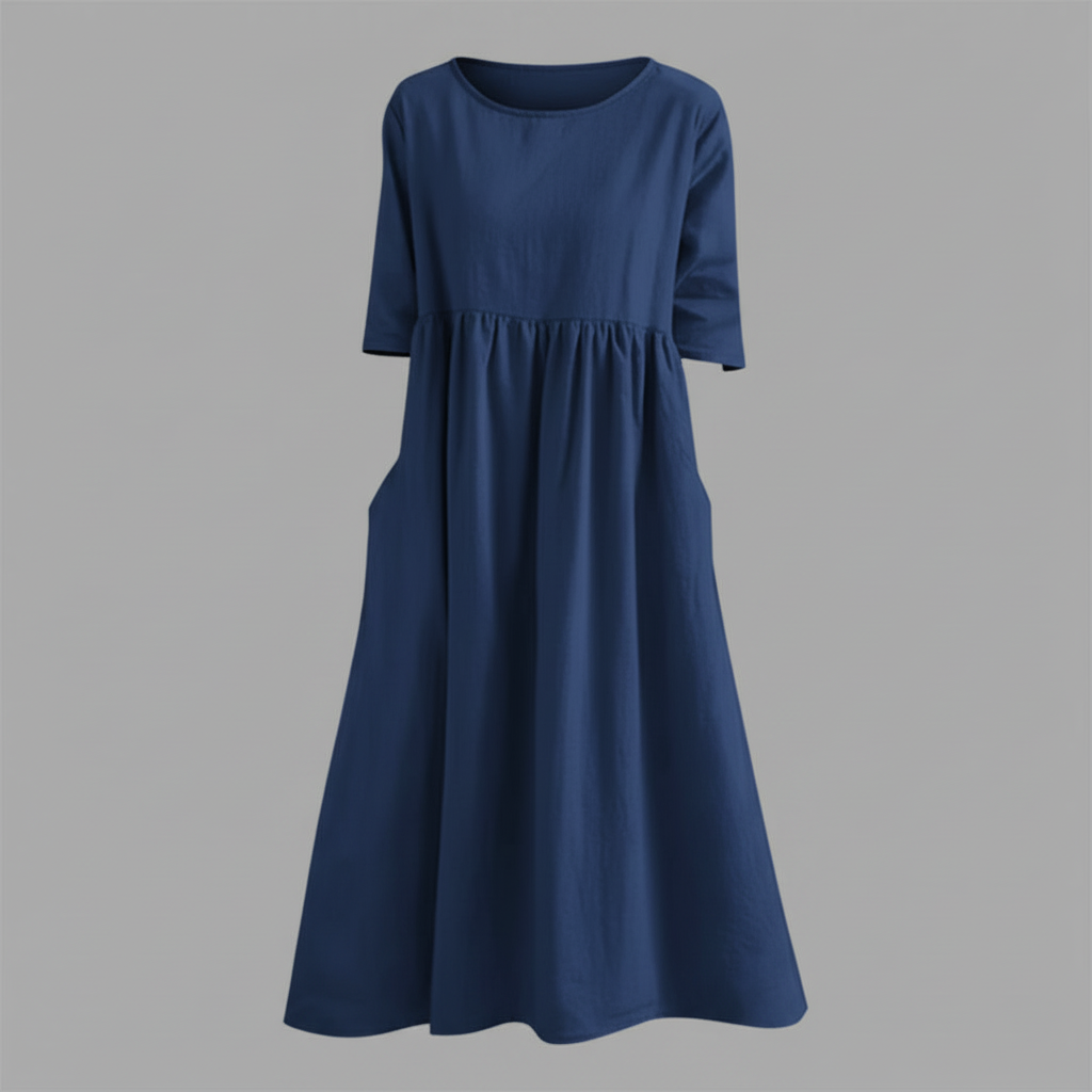 Loose Fit Summer Dress | Midi Dress for Women