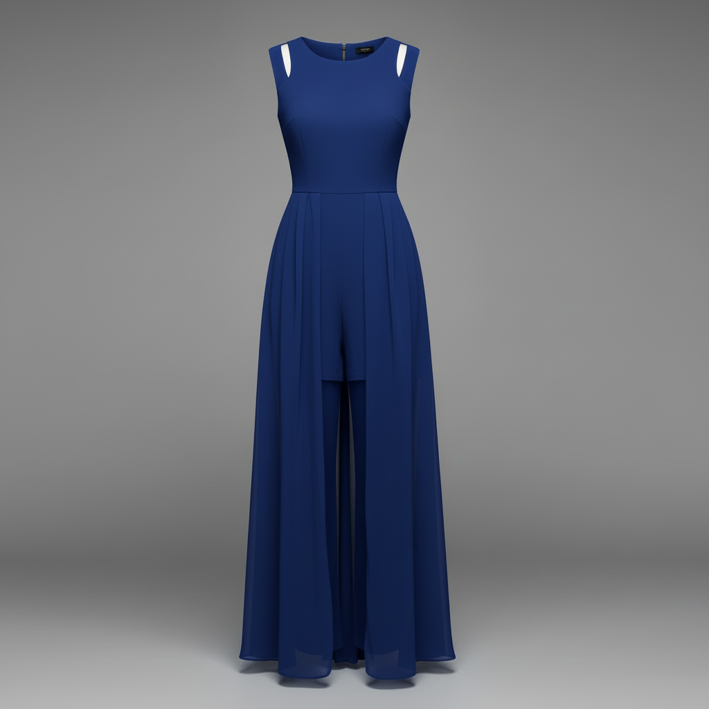 Sleeveless Wide Leg Jumpsuit | Women's Jumpsuit Summer Fashion