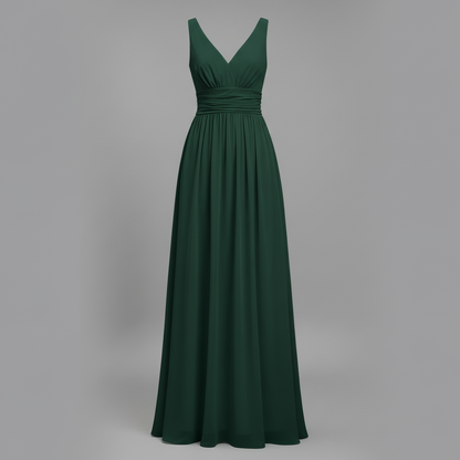 Elegant V-Neck Maxi Dress | Women's Summer Formal Dress