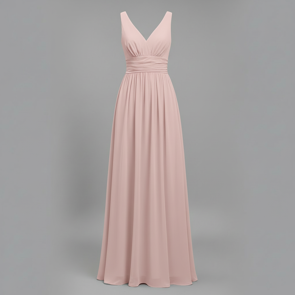 Elegant V-Neck Maxi Dress | Women's Summer Formal Dress
