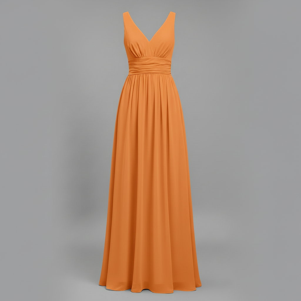 Elegant V-Neck Maxi Dress | Women's Summer Formal Dress