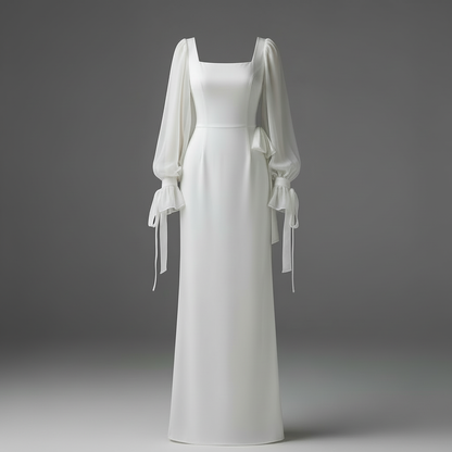 Elegant Long Sleeve Maxi Dress | Perfect for Weddings