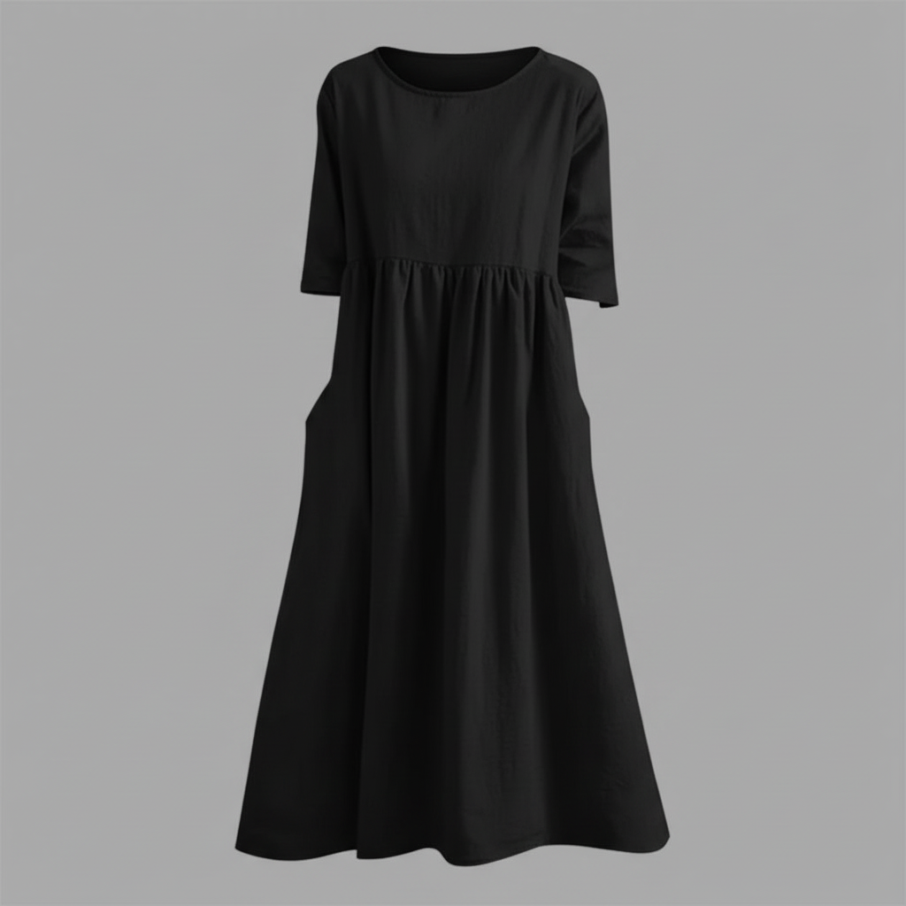 Loose Fit Summer Dress | Midi Dress for Women