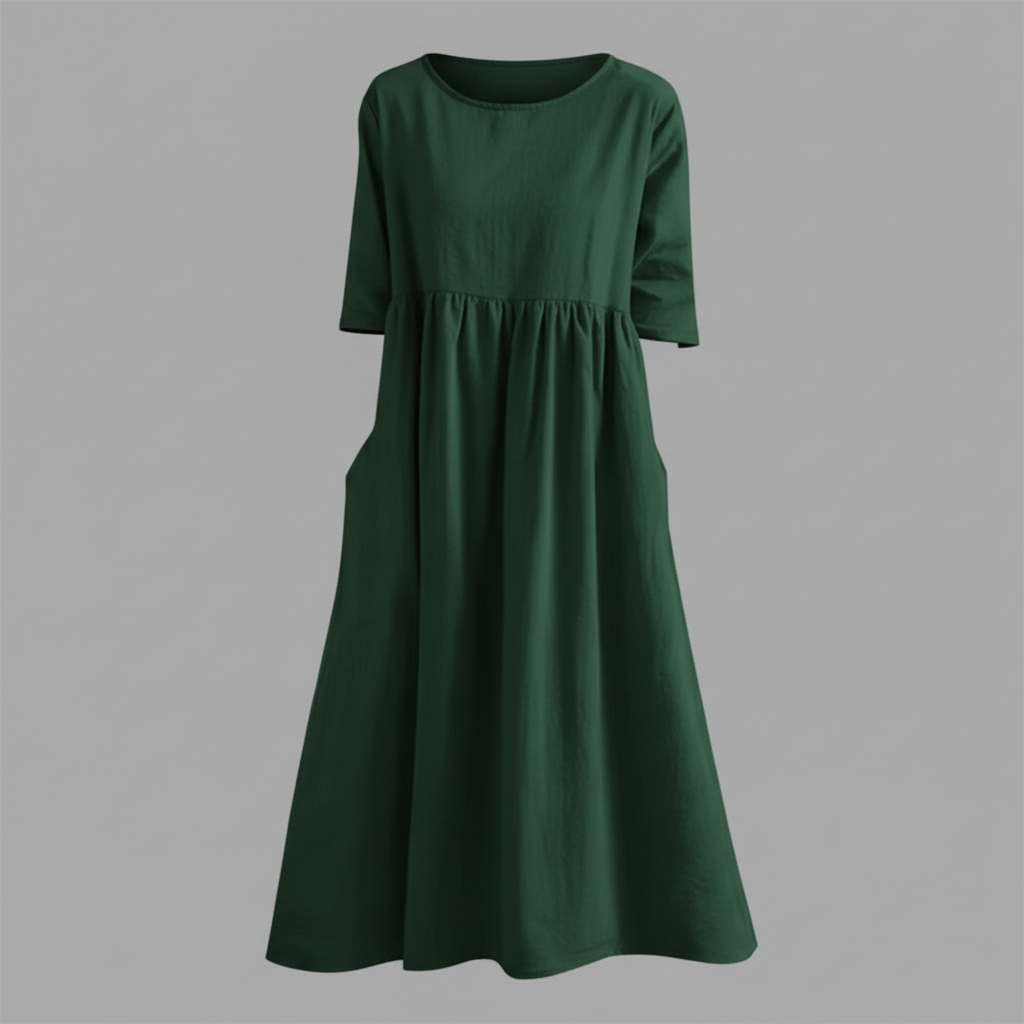 Loose Fit Summer Dress | Midi Dress for Women