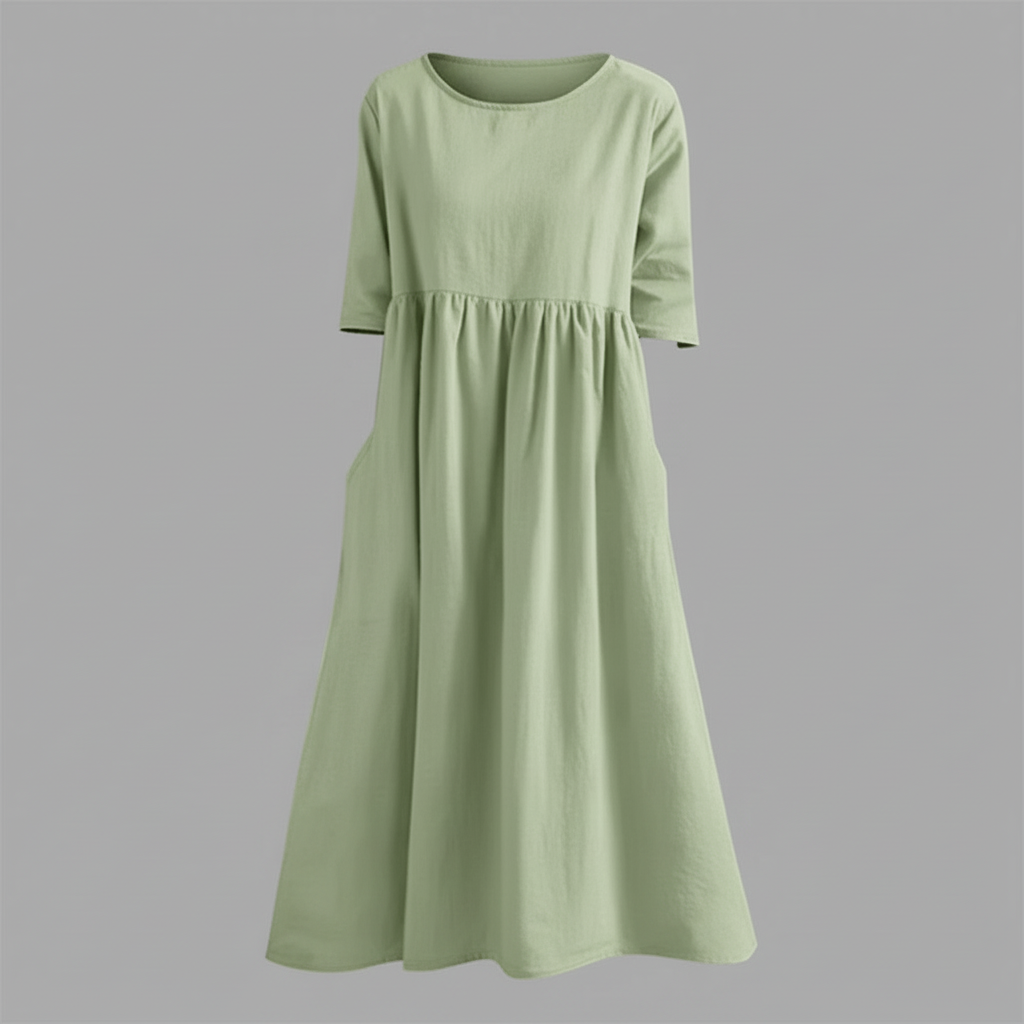 Loose Fit Summer Dress | Midi Dress for Women