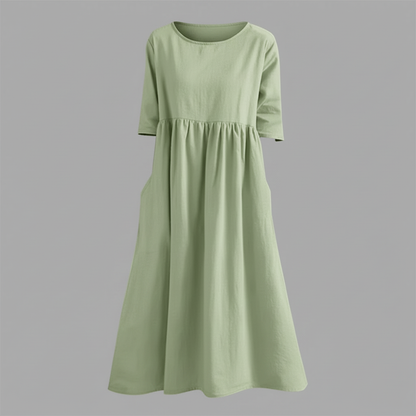 Loose Fit Summer Dress | Midi Dress for Women