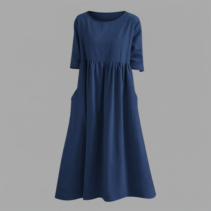 Loose Fit Summer Dress | Midi Dress for Women