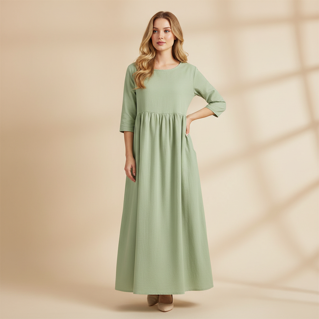 Loose Fit Summer Dress | Midi Dress for Women