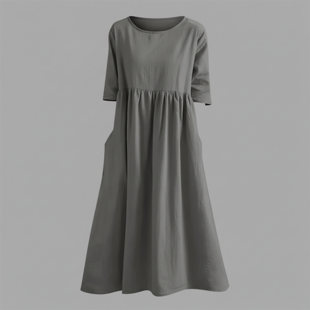 Loose Fit Summer Dress | Midi Dress for Women