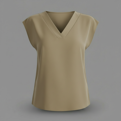 V-Neck Summer Blouse | Women's Casual Top