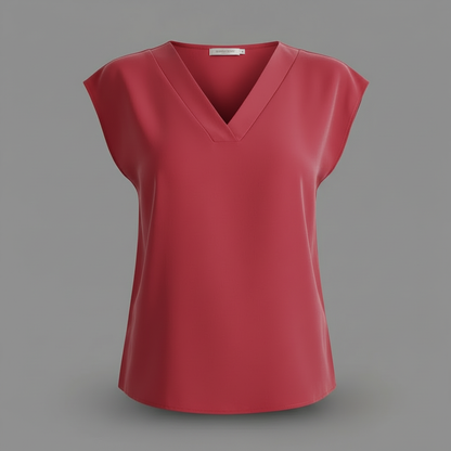 V-Neck Summer Blouse | Women's Casual Top