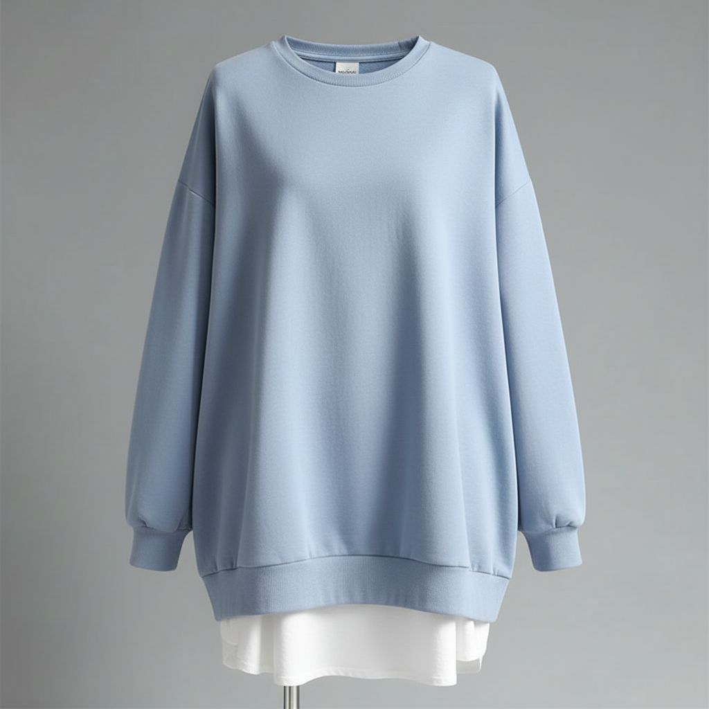 Women's Oversized Crew Neck Sweatshirt | Casual Sweatshirt