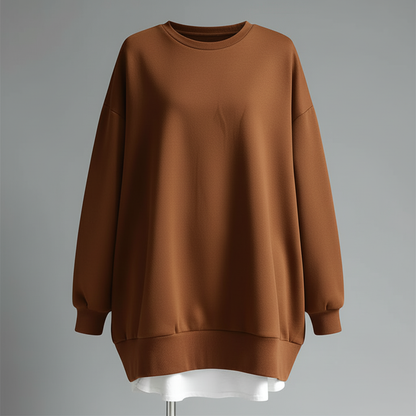 Women's Oversized Crew Neck Sweatshirt | Casual Sweatshirt