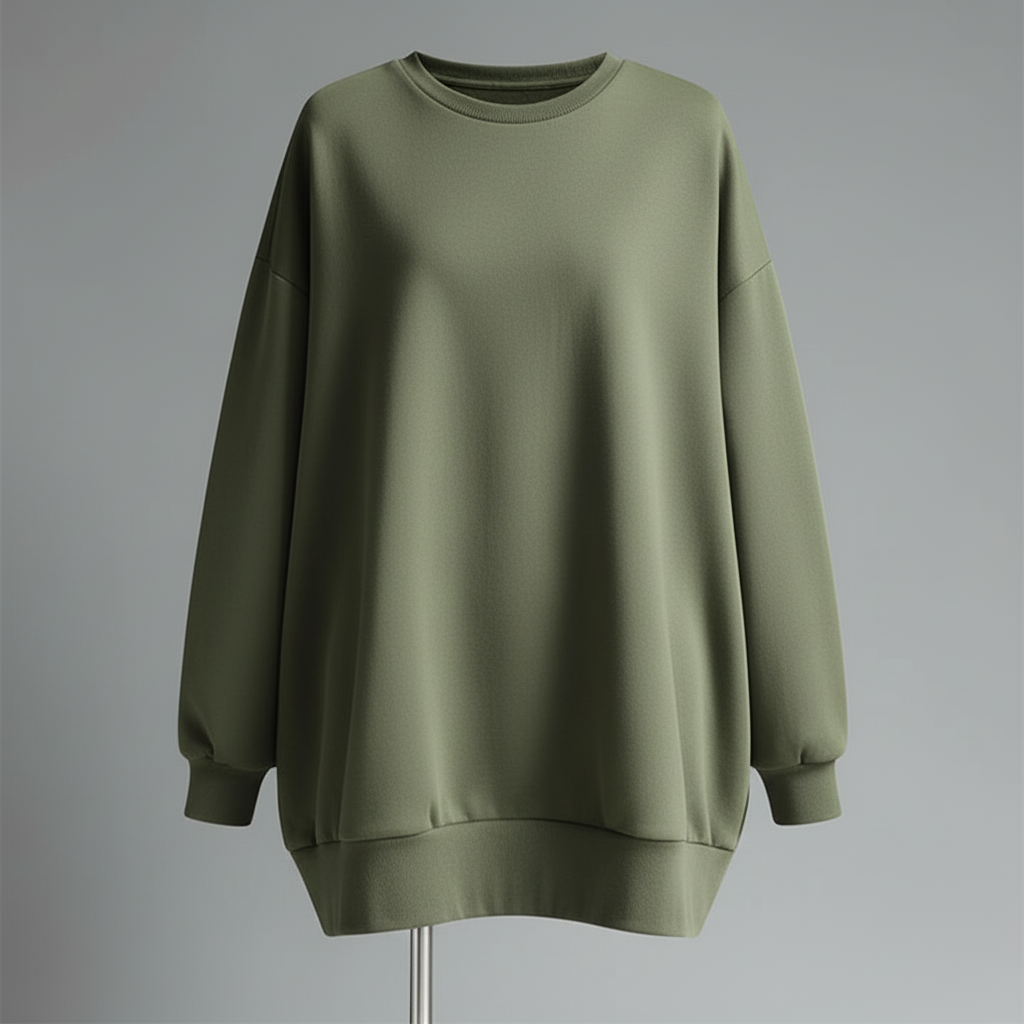 Women's Oversized Crew Neck Sweatshirt | Casual Sweatshirt