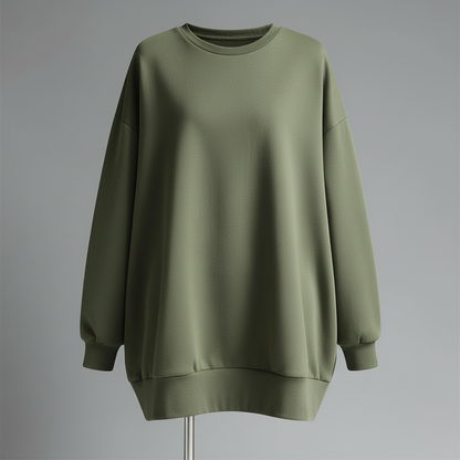 Women's Oversized Crew Neck Sweatshirt | Casual Sweatshirt