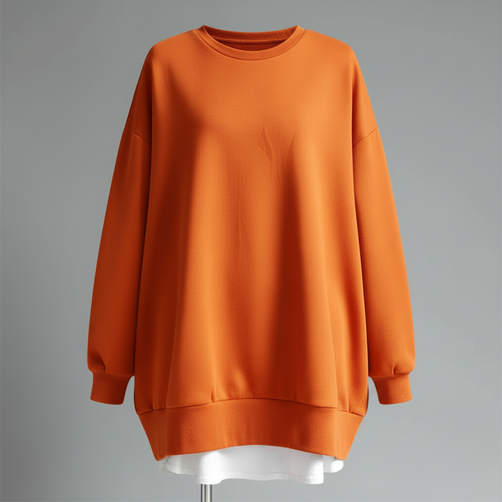 Women's Oversized Crew Neck Sweatshirt | Casual Sweatshirt