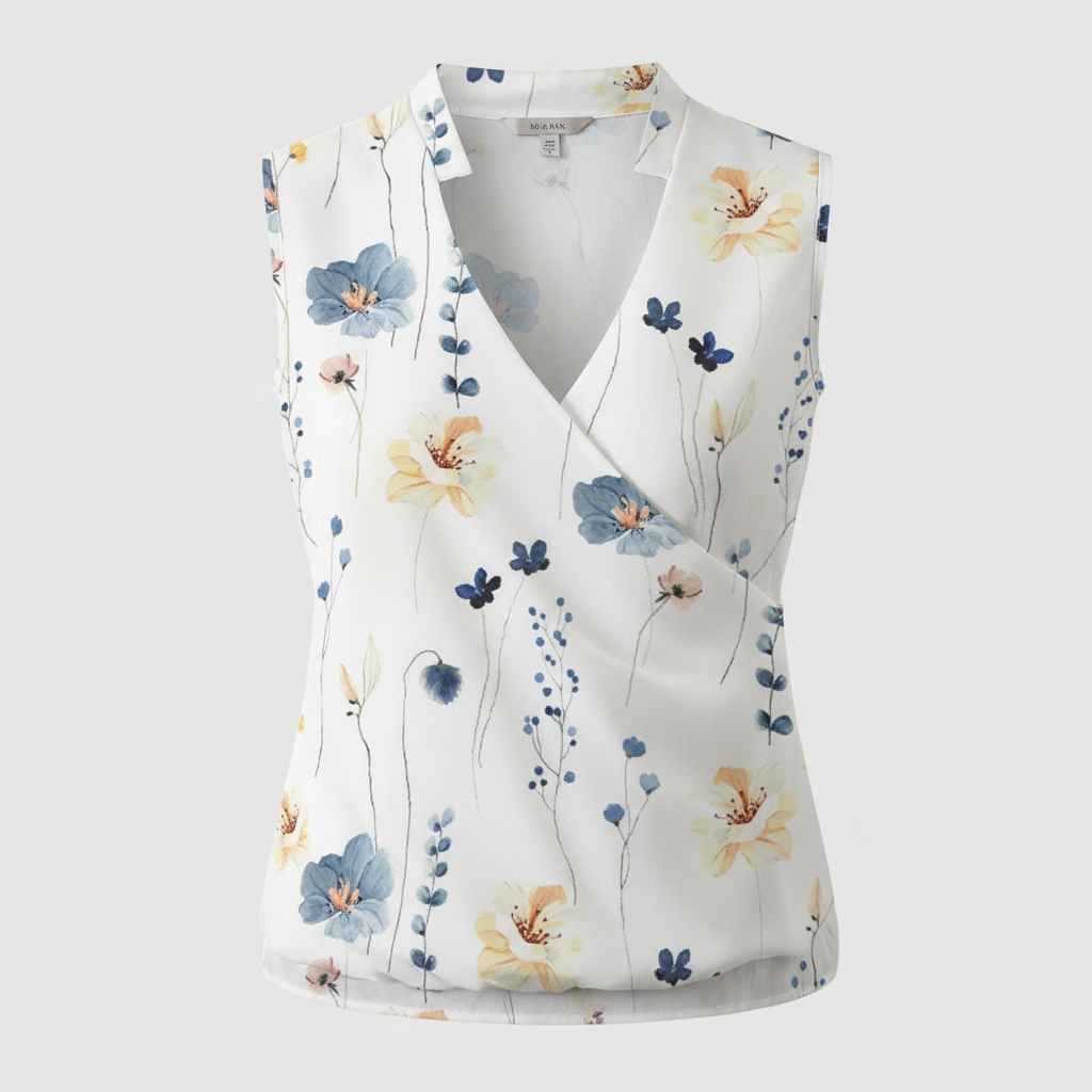 V-Neck Women's Top | Casual Summer Wear
