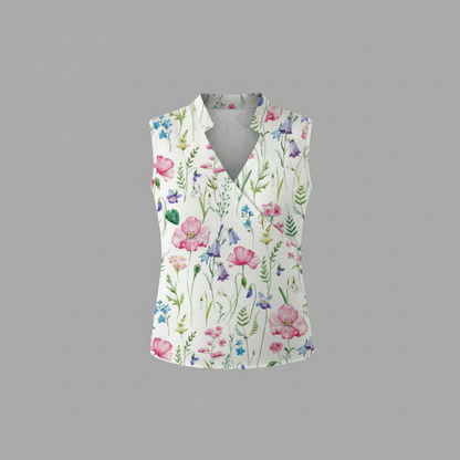 V-Neck Women's Top | Casual Summer Wear